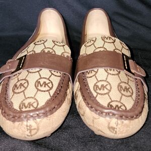 Michael Kors Brown and Tan Loafers